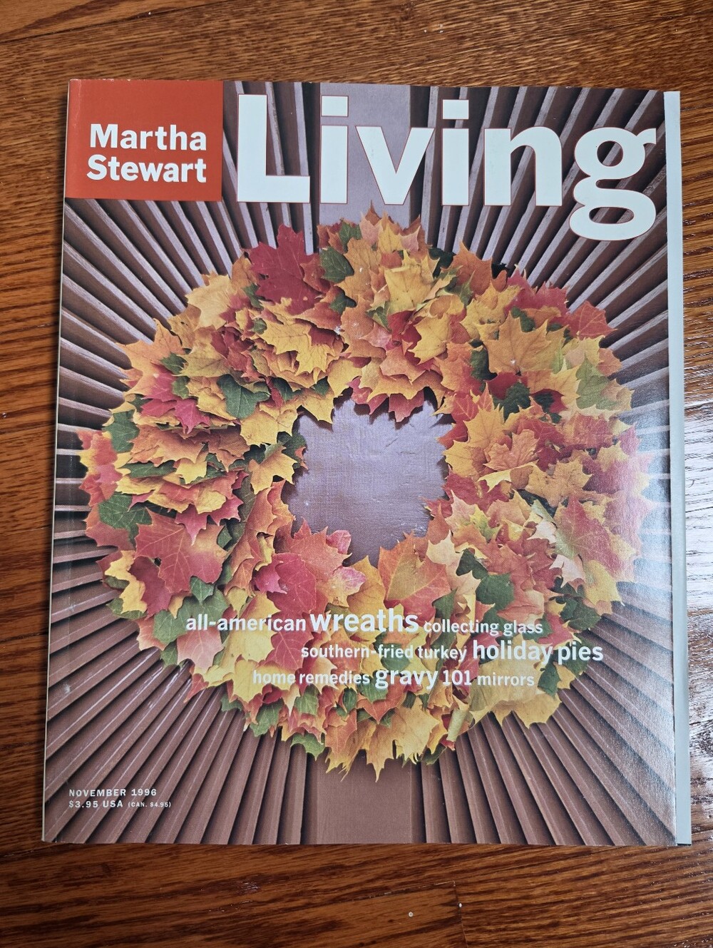 Martha Stewart Living Magazine, November 1996.